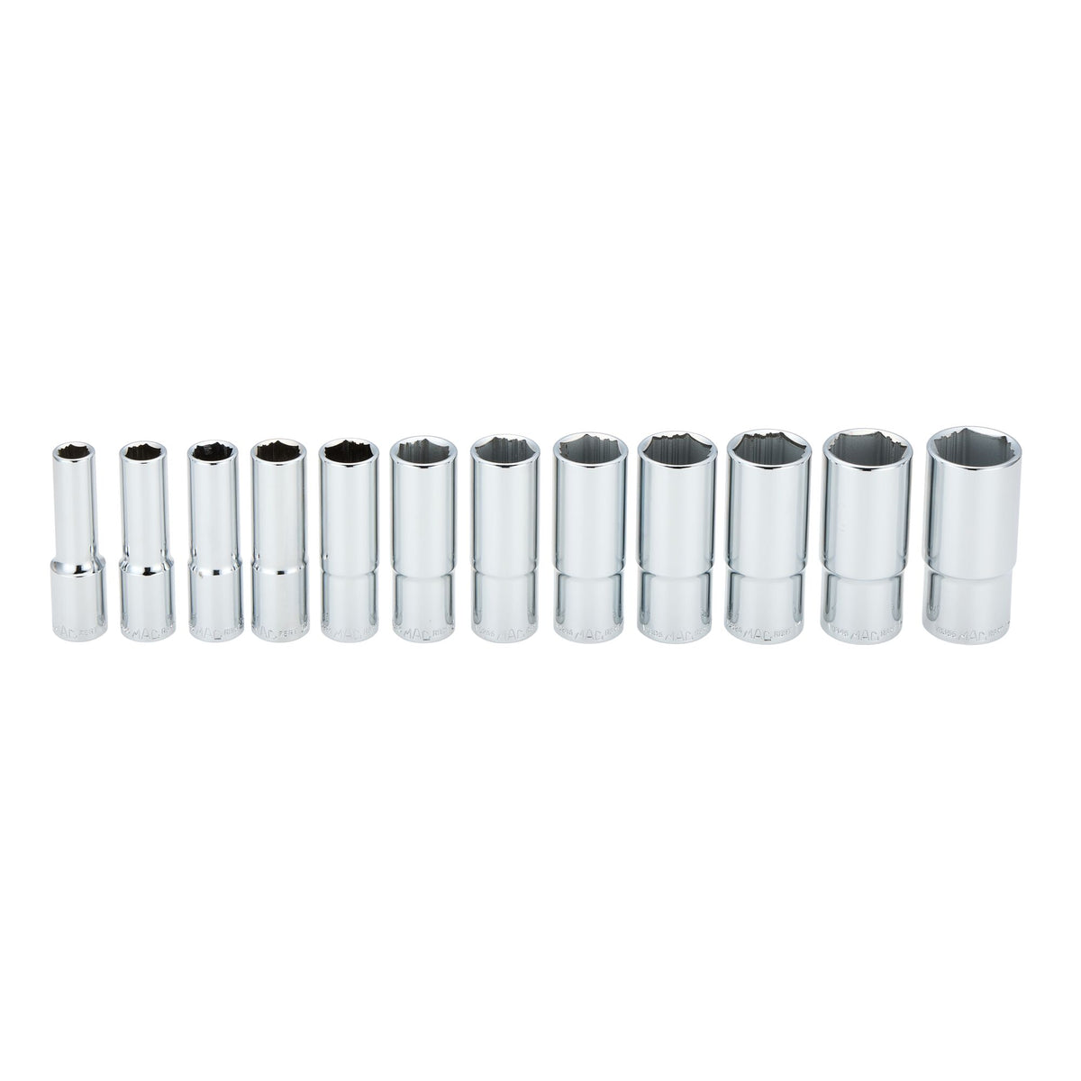 12-PC. 1/2" Drive Deep SAE R.B.R.T.™ Socket Set