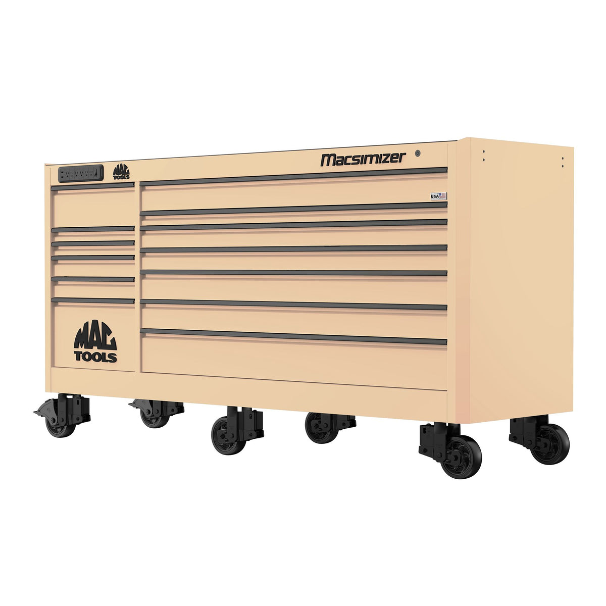 Macsimizer® 13-Drawer Workstation - Desert Tan