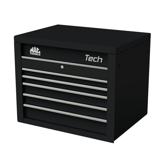 Tech™ Series 5-Drawer Top Chest - Flat Black