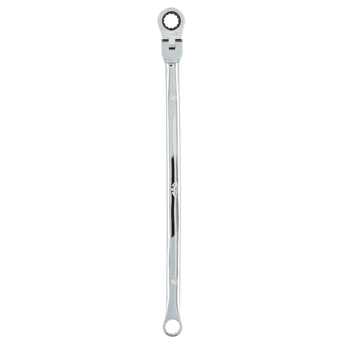 8mm XL Double Box Flex Head Ratcheting Wrench - 12 pt.