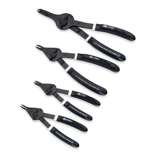 4-PC. Quarter-Turn Convertible Straight Snap Ring Plier Set