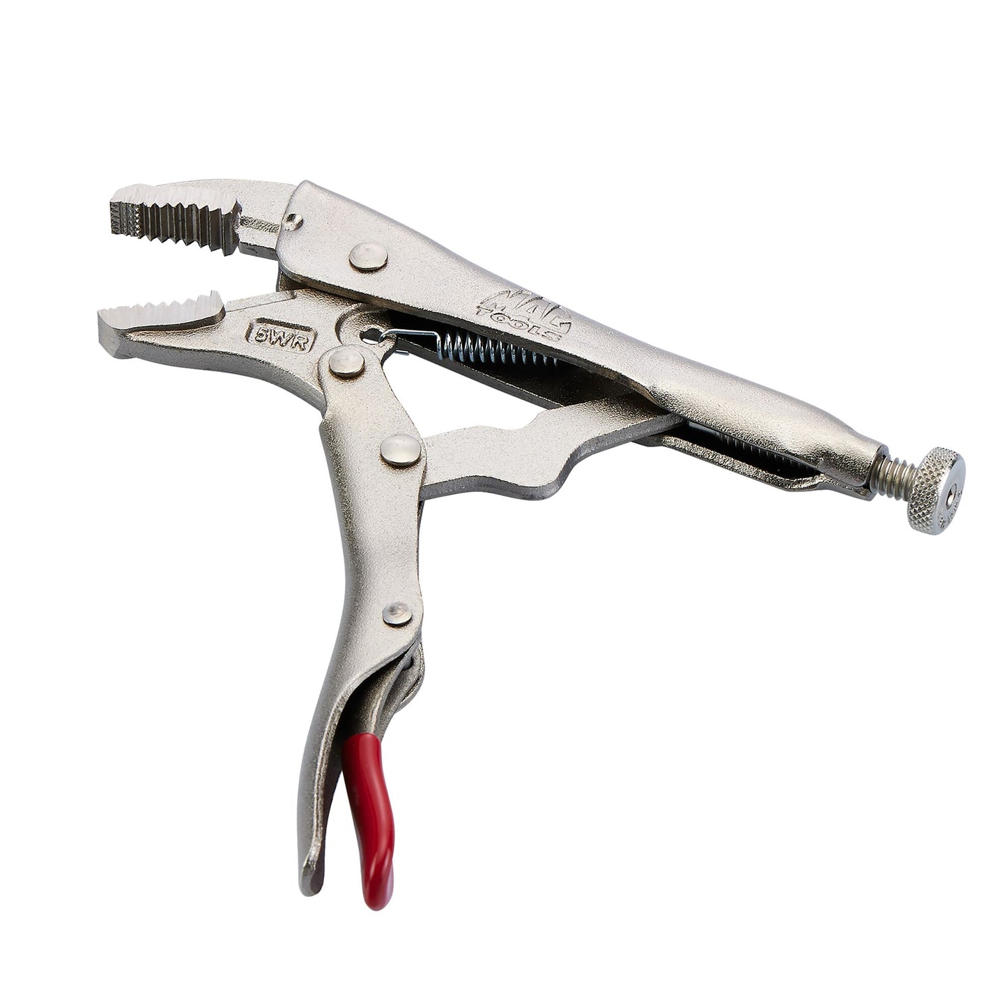 5" Curved Jaw Trigger Release Locking Pliers - Red