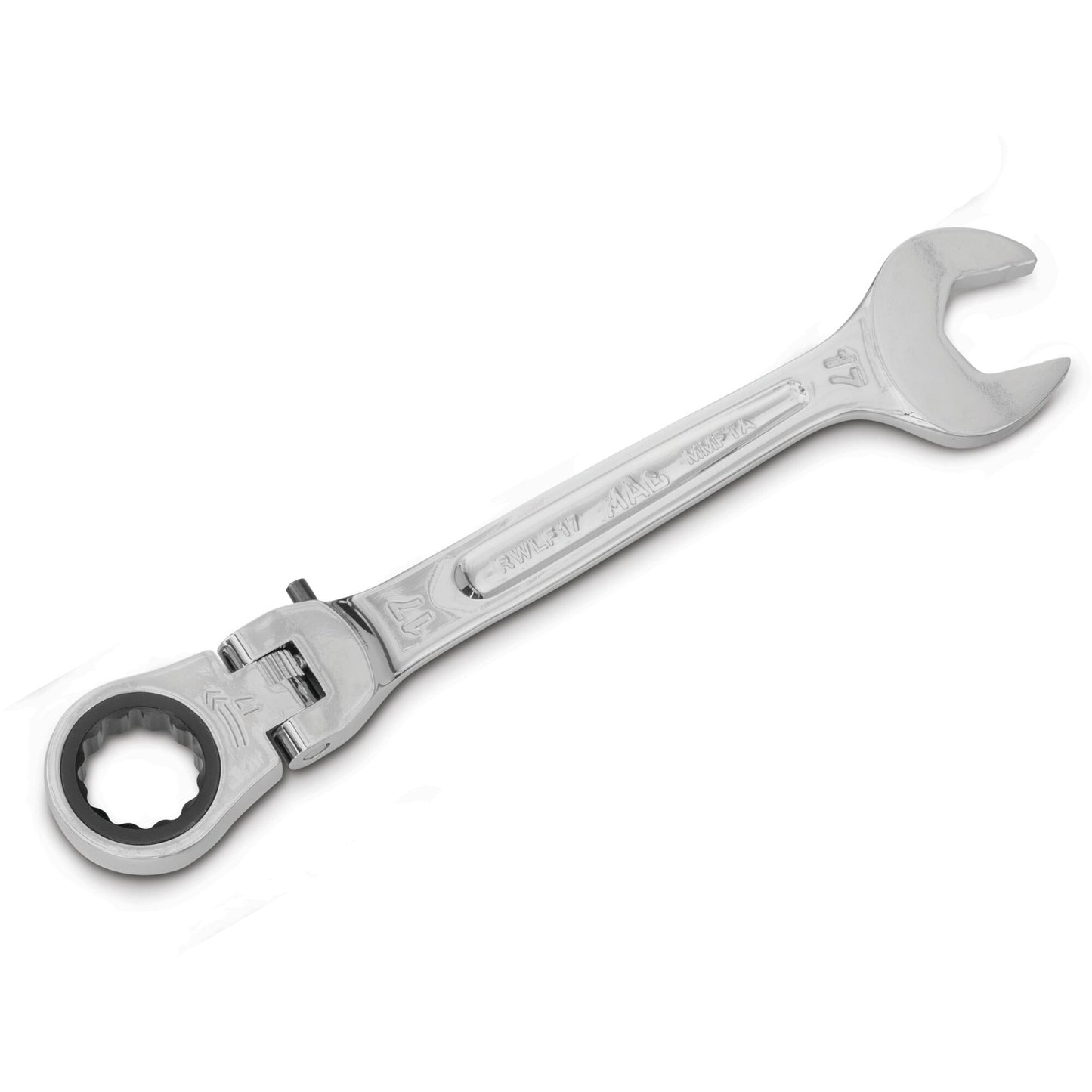 Flexible-Head Ratcheting Wrench 17mm - 12-PT.