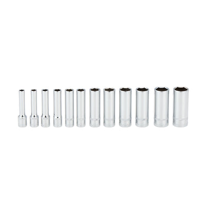 12-PC. 1/4" Drive Deep Metric R.B.R.T.™ Socket Set