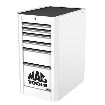 Macsimizer® 6-Drawer Side Box with PowerTech™ Drawer - Titanium White