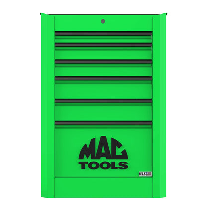 Macsimizer® 6-Drawer Side Box with PowerTech™ Drawer - Lime Green