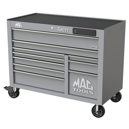 Tech™ Series 10-Drawer Workstation - Mica Gray