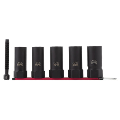 5-PC. 1/2" Drive R.B.R.T.™ SAE Deep Extractor Socket Set