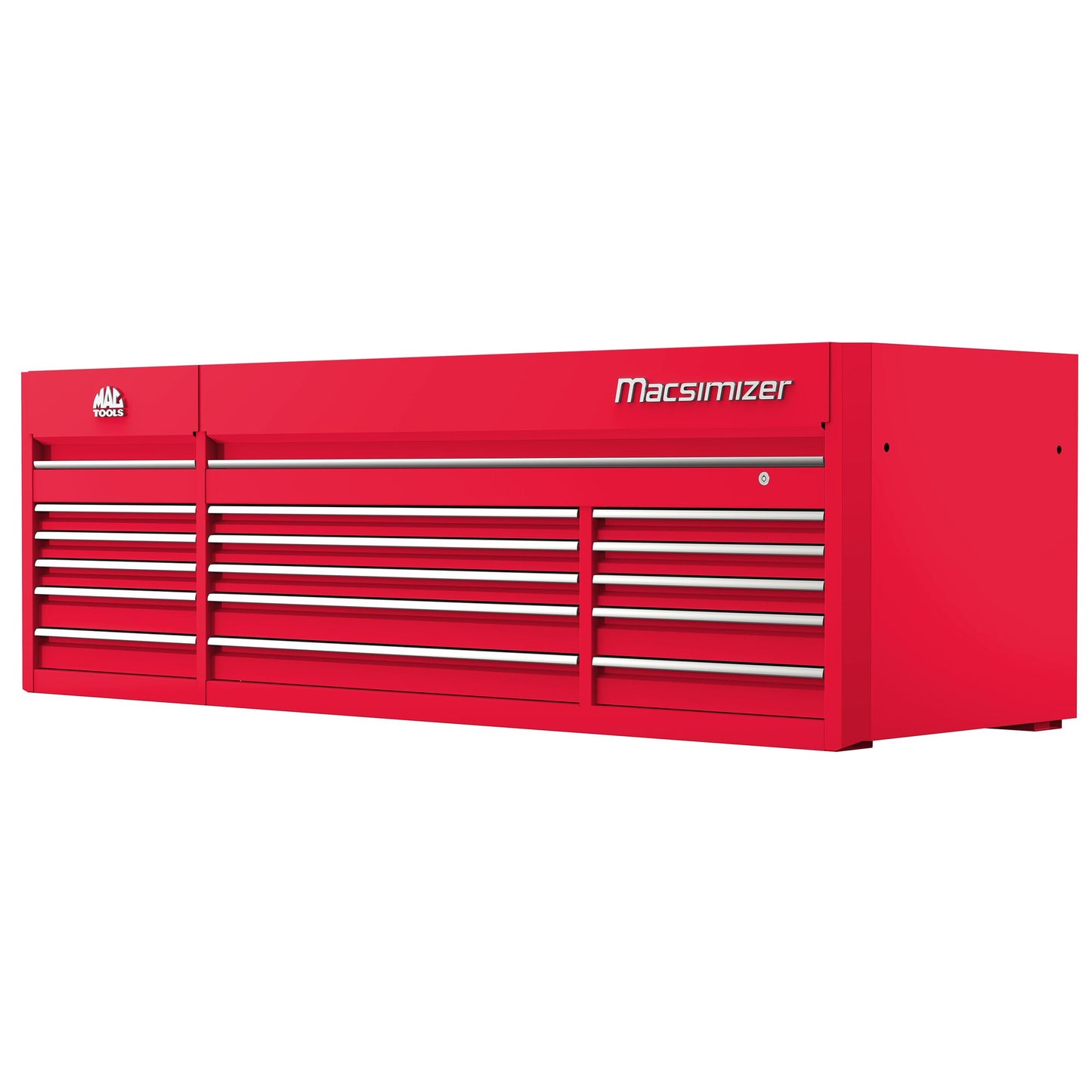 Macsimizer® 15-Drawer Top Chest - Firebrick Red