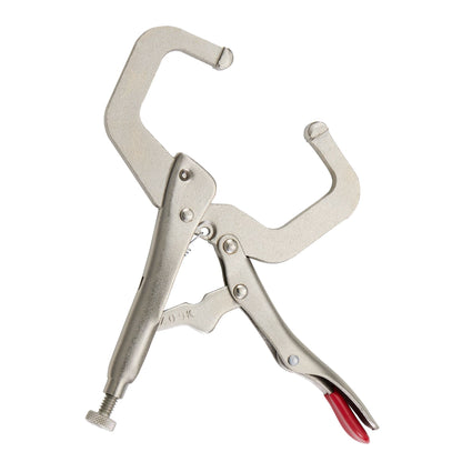6" C-Clamp Trigger Release Locking Pliers - Red