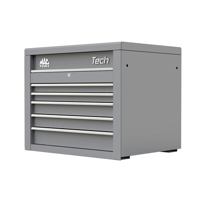 Tech™ Series 5-Drawer Top Chest - Mica Gray