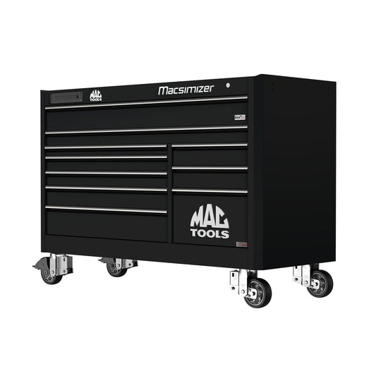 Macsimizer® Series 10-Drawer Workstation with PowerTech™ Drawer - Galaxy Black
