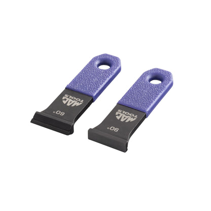 2pc Mini Carbide Scraper Set - Purple