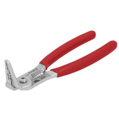 Angled Wire Crimper/Cuter/Stripper - Red
