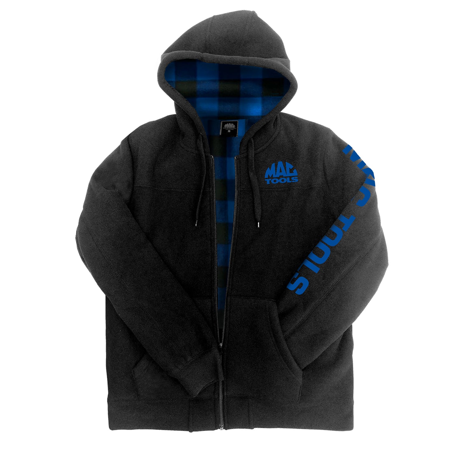 Polar Fleece Full Zip w/ Plaid