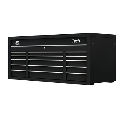 Tech™ Series 15-Drawer Top Chest - Flat Black