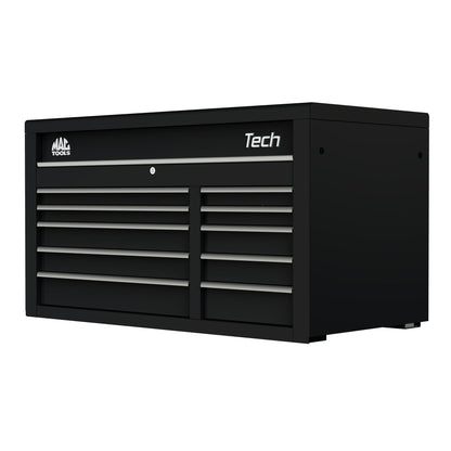 Tech™ Series 10-Drawer Top Chest - Flat Black
