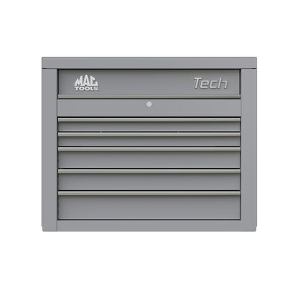 Tech™ Series 5-Drawer Top Chest - Mica Gray