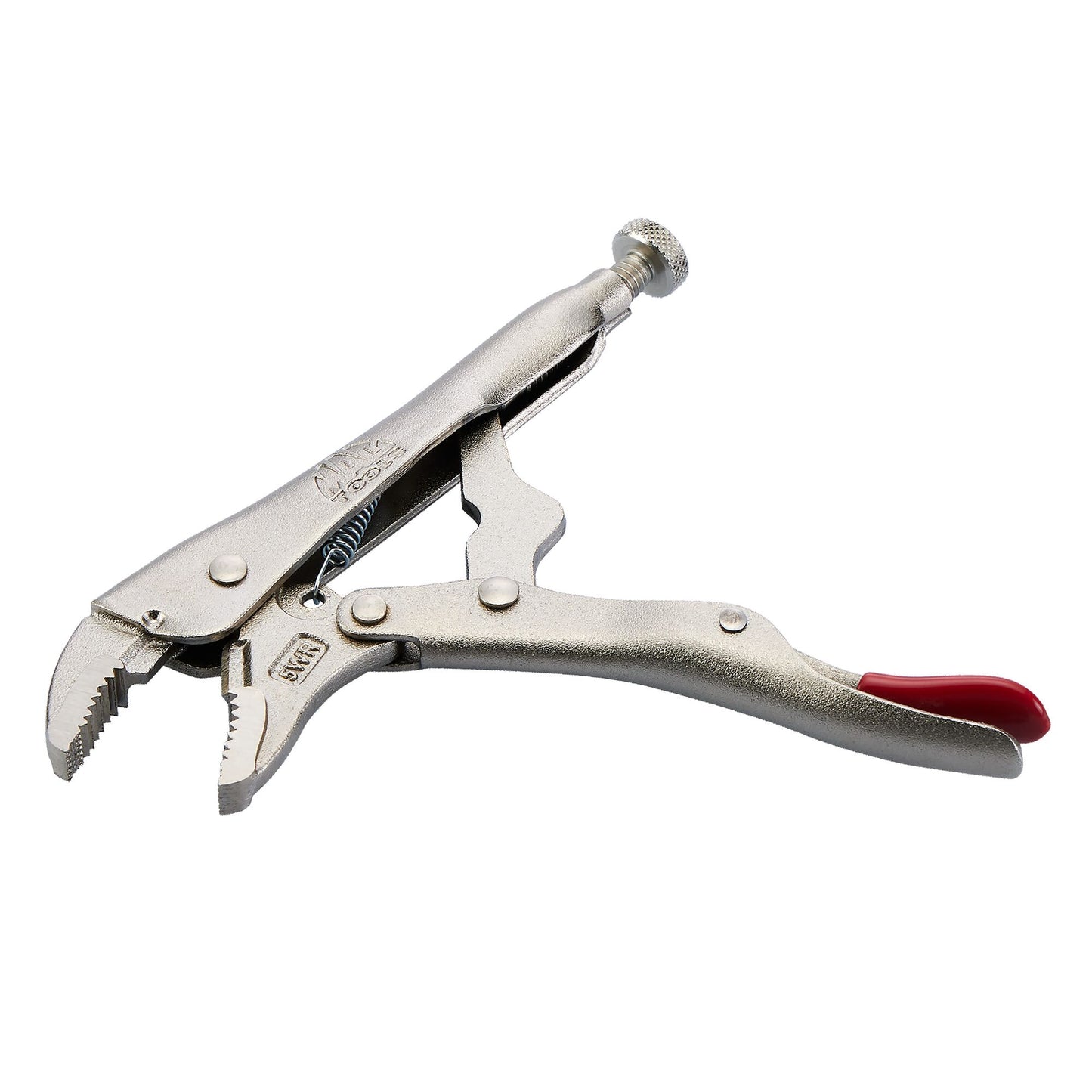 5" Curved Jaw Trigger Release Locking Pliers - Red