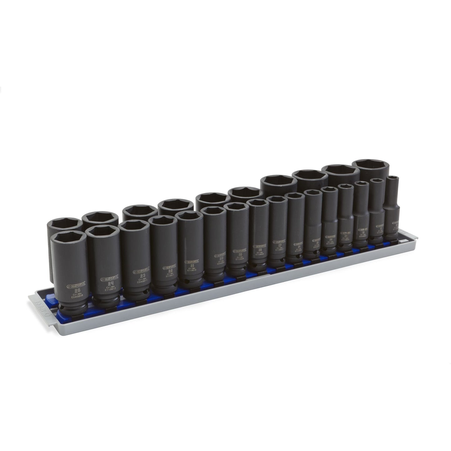 26 Pc. Metric 1/2" Drive Impact Socket Set - Deep Sockets