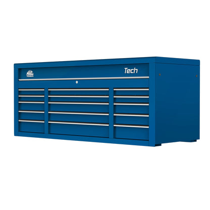 Tech™ Series 15-Drawer Top Chest - Sapphire Blue
