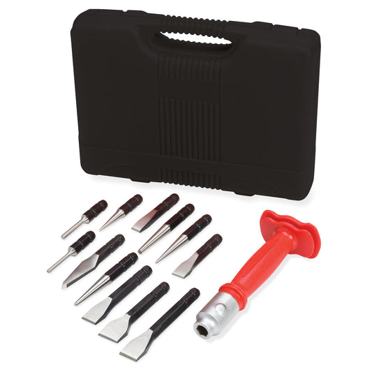 12-PC. Interchangeable Bit Punch and Chisel Set