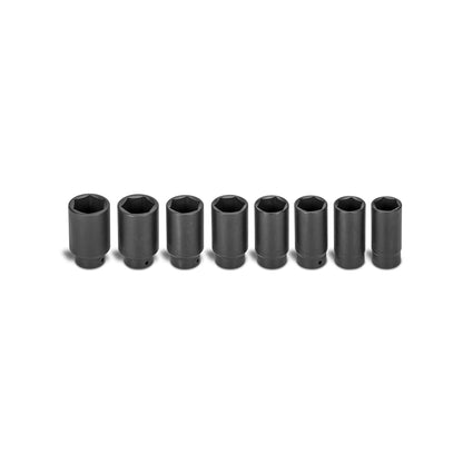 8-PC. 1/2" Drive Axle Nut Socket Set - 6-PT.