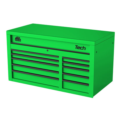 Tech™ Series 10-Drawer Top Chest - Lime Green