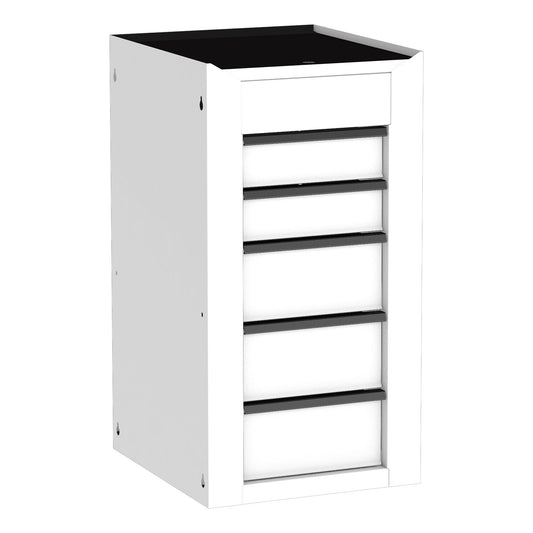 5-Drawer Side Box for UC3720 (MB199) Carts - Titanium White