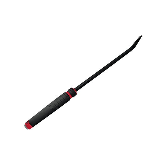 Capped Comfort-Handle 1/2" Curved-Head Pry Bar 25" Red