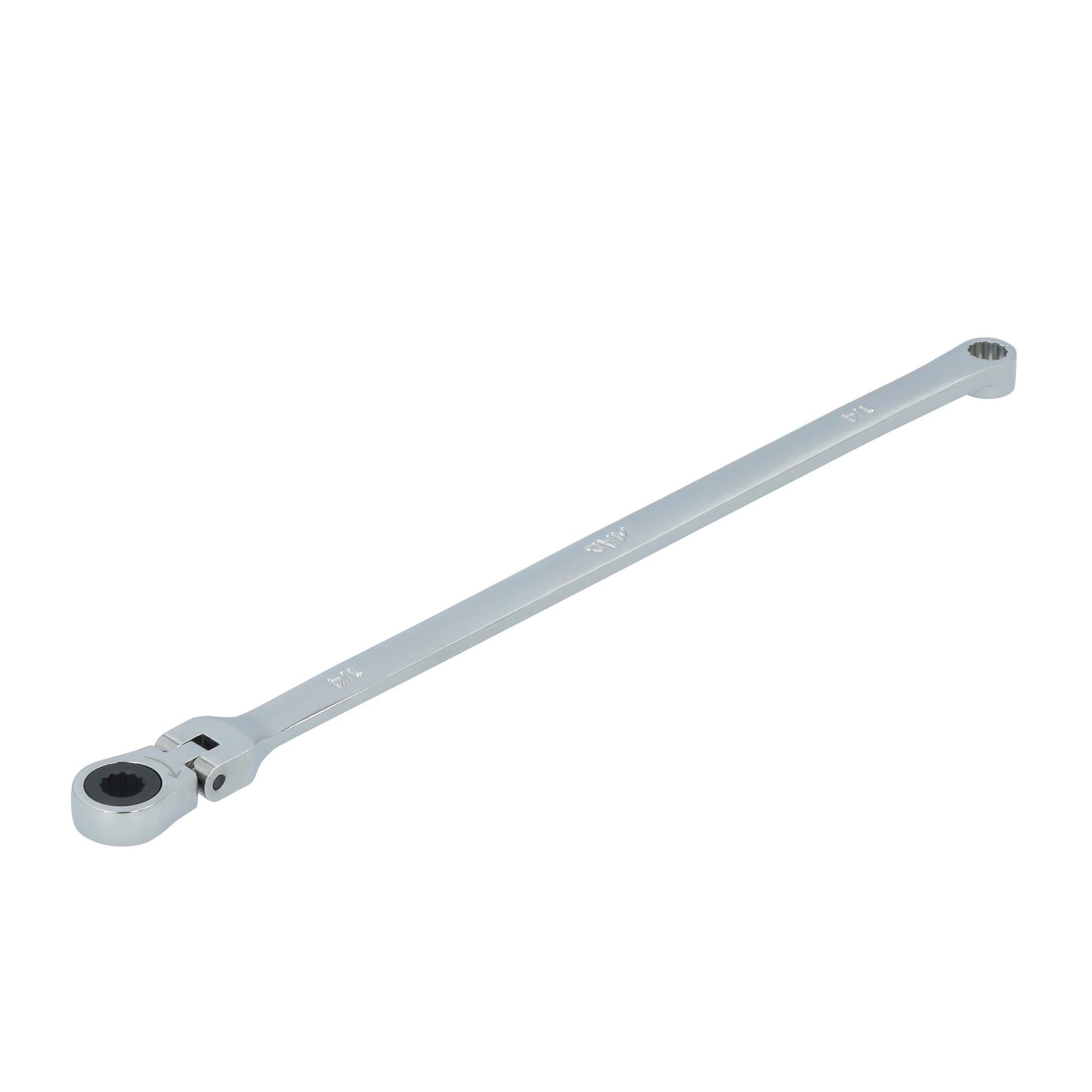 1/4" XL Double Box Flex Head Ratcheting Wrench - 12 pt.