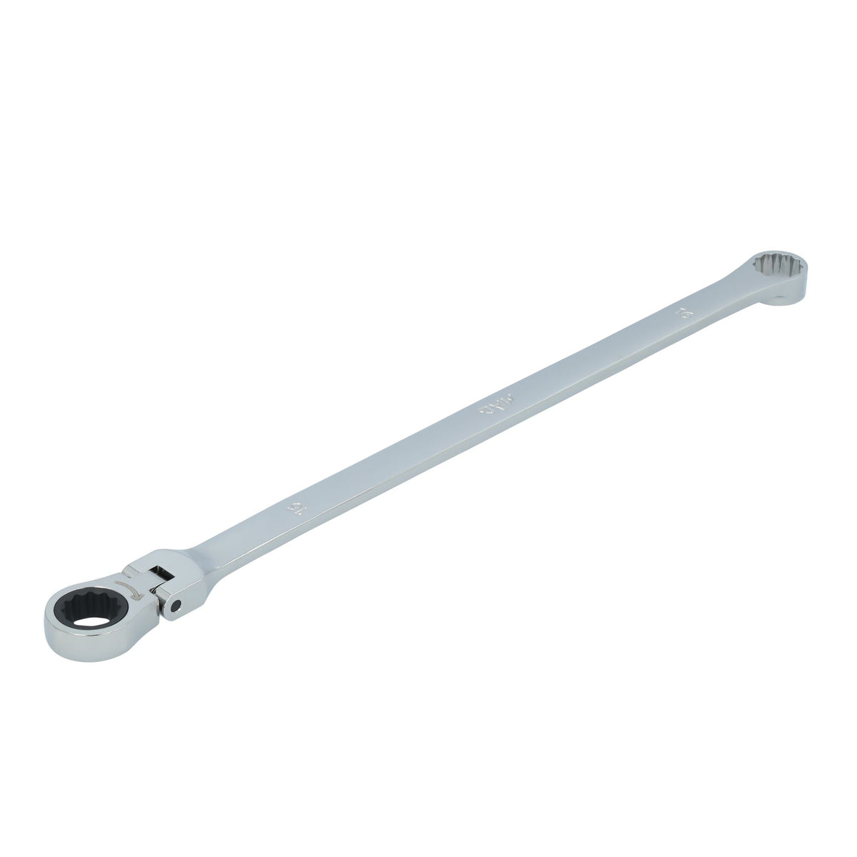 16mm XL Double Box Flex Head Ratcheting Wrench - 12 pt.