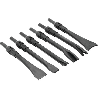6-PC. Non-Turning .401 Shank Air Hammer Bit Set