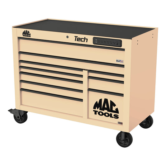 Tech™ Series 10-Drawer Workstation with PowerTech™ Drawer - Desert Tan