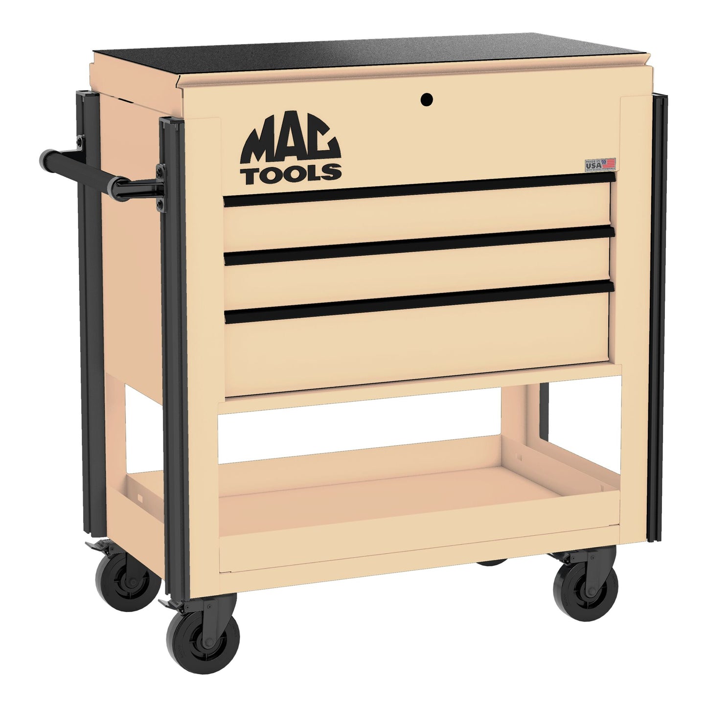 5-Drawer Utility Cart w/ Full Lid - Desert Tan