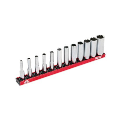 12-PC. 1/4" Drive SAE Deep Spline Socket Set