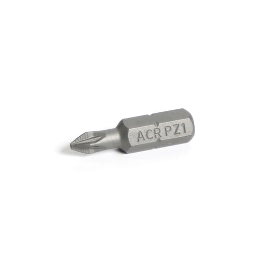 1/4" Hex Drive Pozidriv® Bit 1" - #1