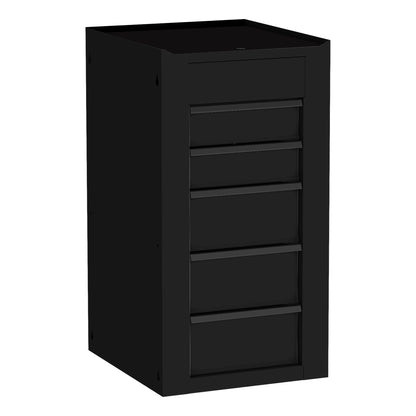 5-Drawer Side Box for UC3720 (MB199) Carts - Flat Black