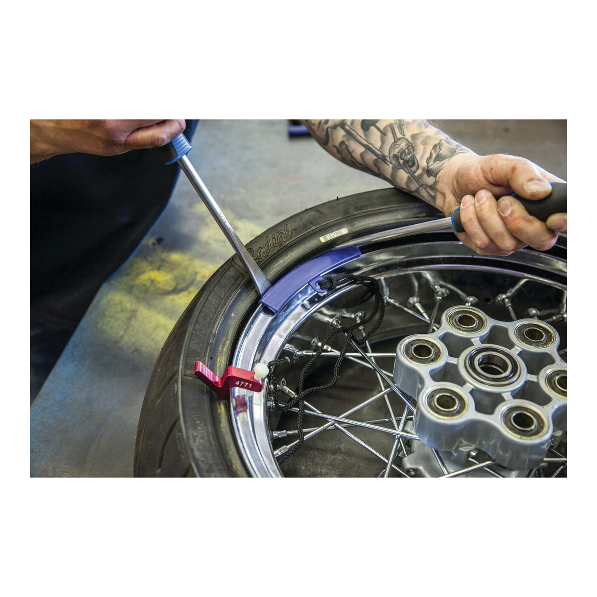 Motorcycle Rim Protection Tool