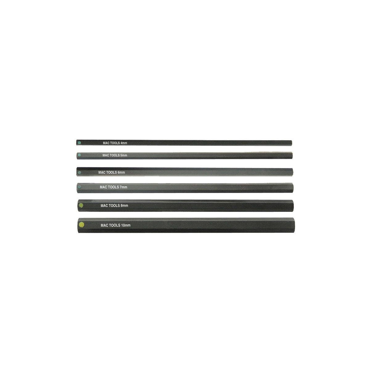 6-PC. Metric ProHold® Hex Bit Set - 6"