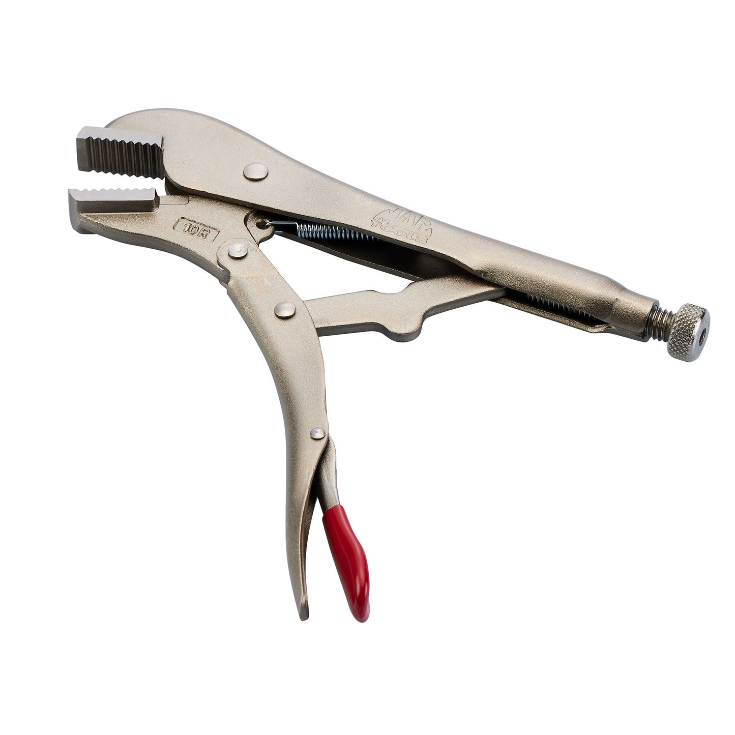 10" Straight Jaw Trigger Release Locking Pliers - Red