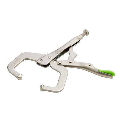 6" C-Clamp Trigger Release Locking Pliers - Green