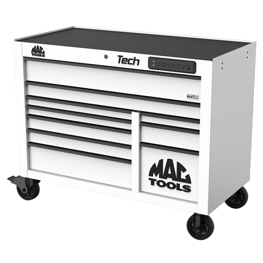 Tech™ Series 10-Drawer Workstation - Titanium White