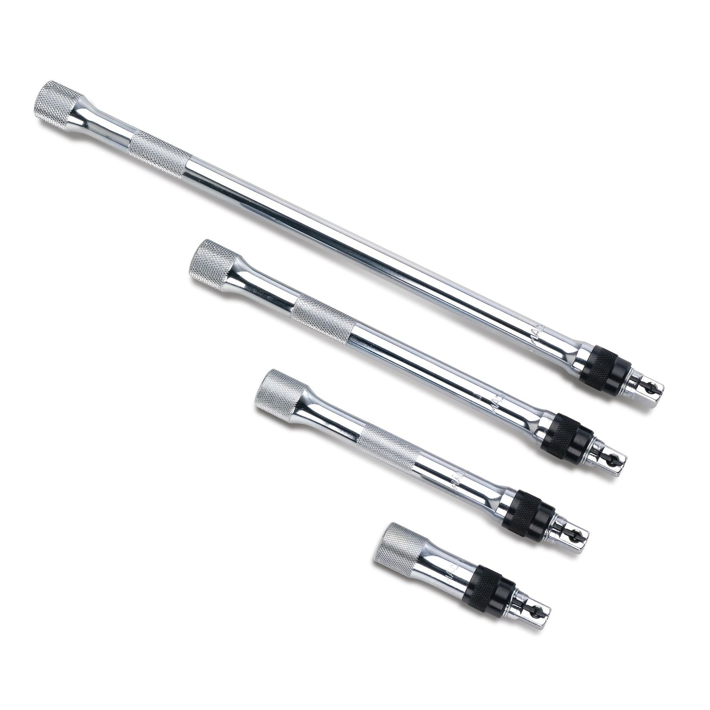 4-PC. 3/8" Drive Knurled Locking Extension Set