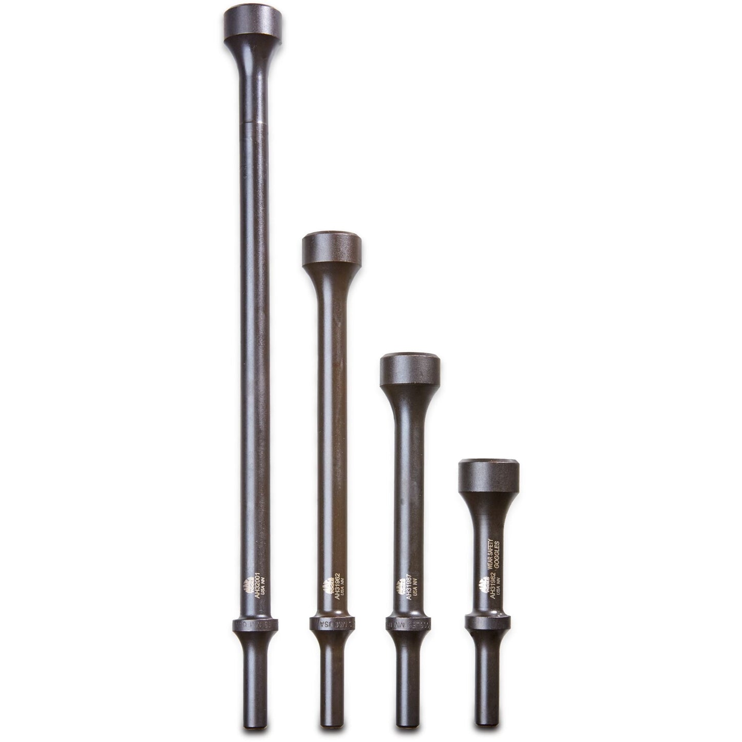4-PC. .401 Shank Hammer Head Bit Set
