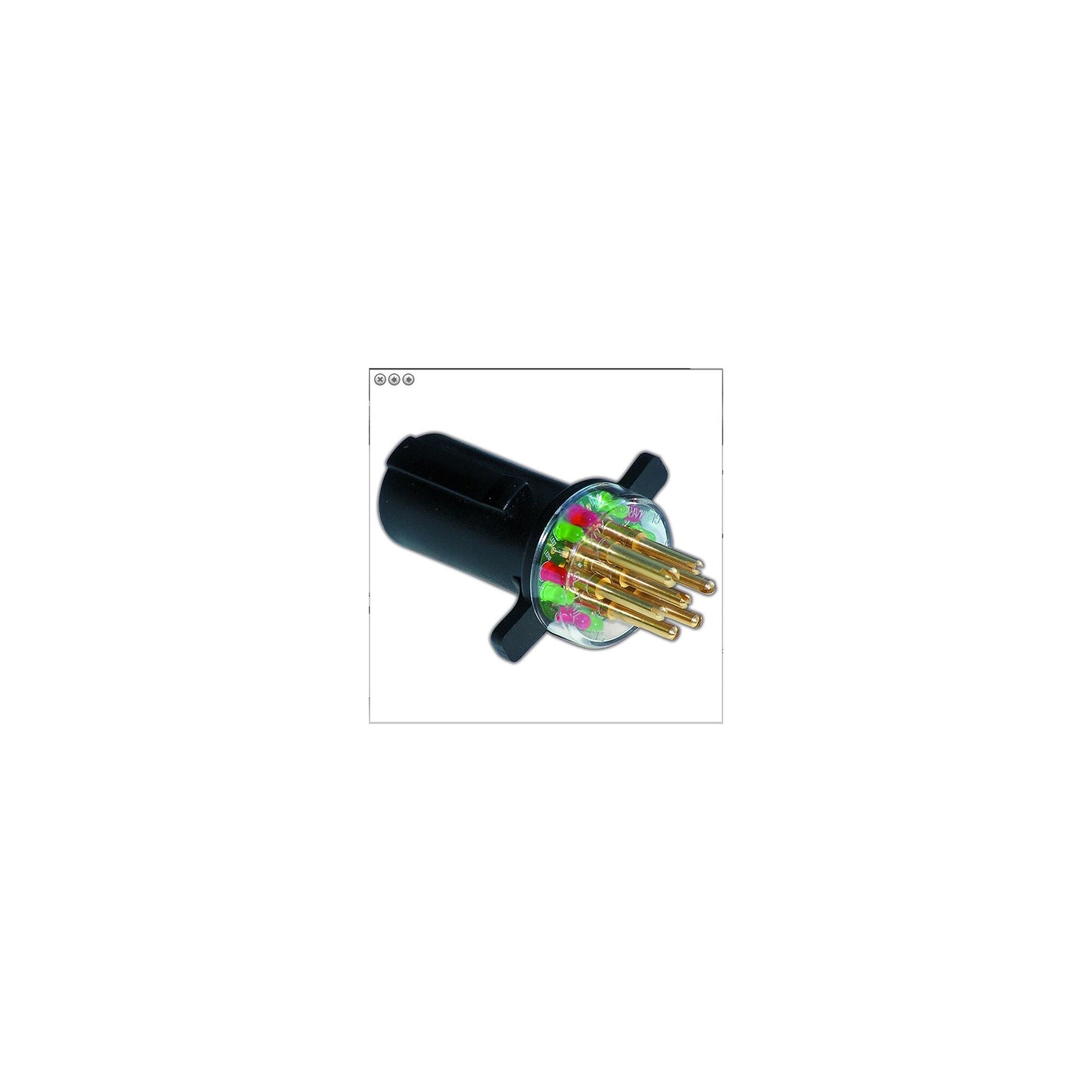 4-PC. 7-Round-Pin Trailer Harness Tester and Maintenance Set