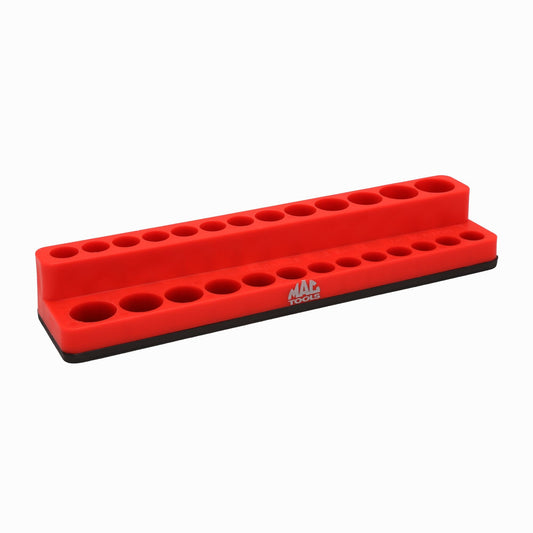1/4" Deep and Shallow - Magnetic Socket Holder - Red