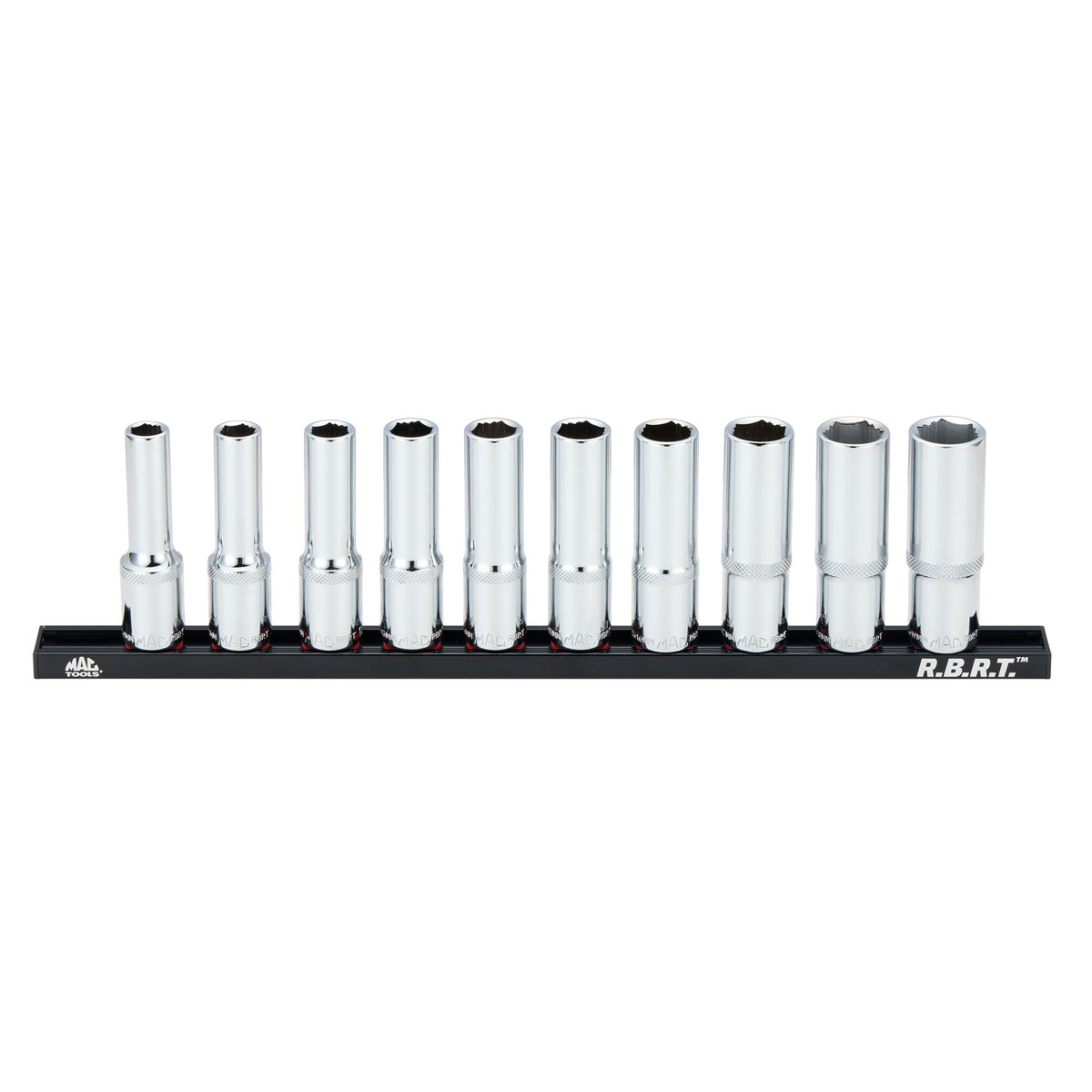 10-PC. 1/2" Drive Deep Metric R.B.R.T.™ Socket Set