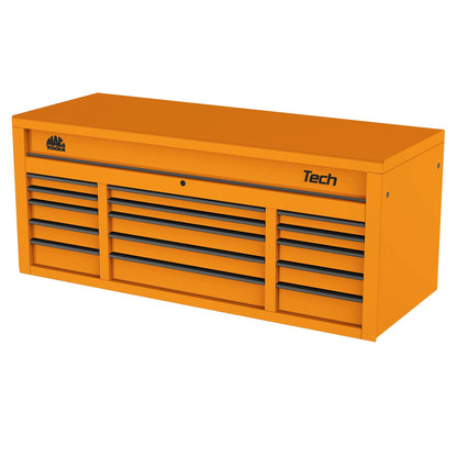 Tech™ Series 15-Drawer Top Chest - Fireball Orange
