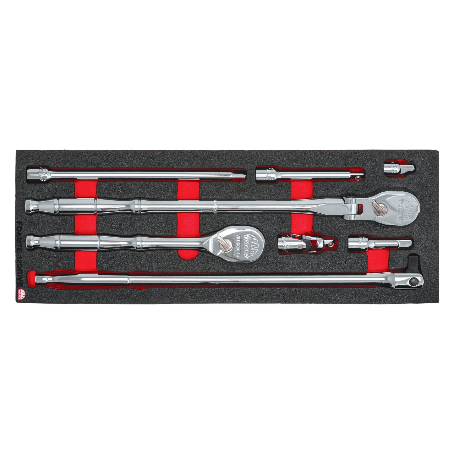 8-PC. 1/2" Drive Tool Foam Set